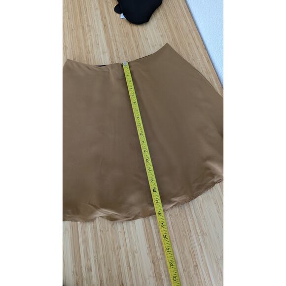 NWT FILIARMI Black/BrownFauna Silk Sleeveless Short Dress/Set, size 4 - Picture 11 of 14